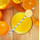 Lemon Pattern Paper Straws for Party, 50pcs Blue Decorative Drinking Straws 4