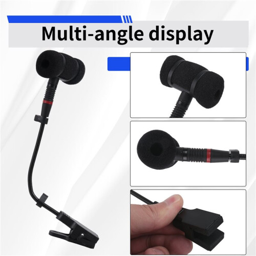 Saxophone Microphone Holder for Wind Instrument Mic Mount Durable Stand Microphone  Shock Mount Holder 2