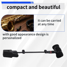 Saxophone Microphone Holder for Wind Instrument Mic Mount Durable Stand Microphone Shock Mount Holder
