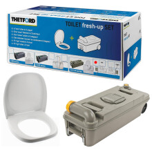 THETFORD C2 C3 C4 FRESH UP KIT CARAVAN TOILET CASSETTE WASTE TANK - LEFT HAND