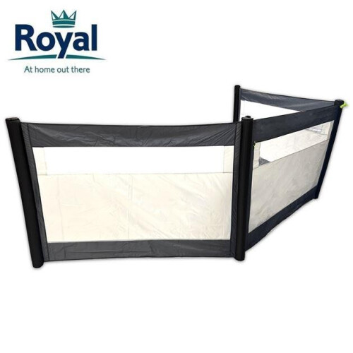 ROYAL 3 PANEL WINDBREAK INFLATABLE AIR CAMPING & CARAVAN WIND BREAKER