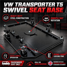 VW T5 T6 Transporter Camper Van Double Seat Swivel Base (RHD UK Model)