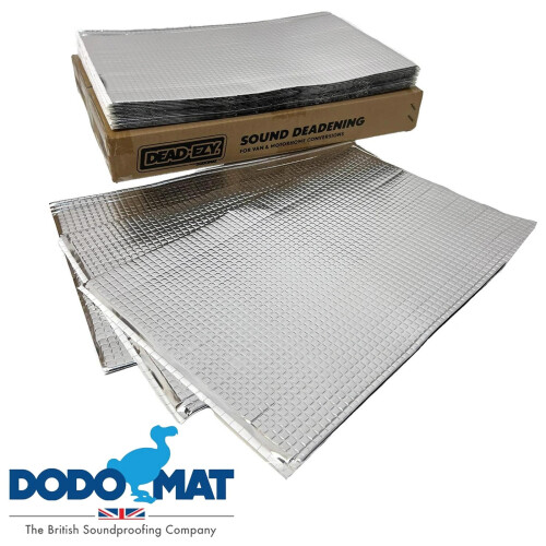 20 SHEET DODO MAT SOUND DEADENING DEAD-EZY 20SQFT CAR VAN VIBRATION PROOFING