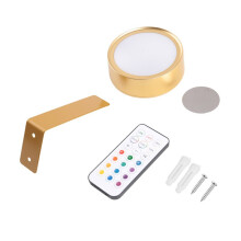 Picture Lights LED Art Display Light Battery Operated Dimmable Painting Spotlight 13 Lighting Modes for Paintings Gold