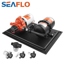 SEAFLO WATER PUMP & ACCUMULATOR TANK 12V 2.8GPM 30PSI CAMPERVAN MOTORHOME BOAT