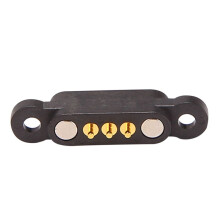 40 Pares 3 Pinos Conector de Pino Pogo Magnético com Mola de 3 Posições Passo de Ímãs 2.3mm Através de Furos Sonda Fêmea Masculina