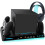 For Steam Machine Vertical Stand Multi-Function Charging Cooling Fan Base RGB Colorful Light Handle Charger Bracket 5