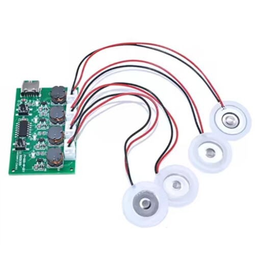 Four Spray Humidifier Module DIY Humidifier Control Board Atomizer Drive Board Four Way Ultrasonic Driver Board 2