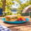 (Teal) Plastic Side Plates Set of 6 Reusable Picnic 4