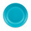 (Teal) Plastic Side Plates Set of 6 Reusable Picnic 8