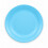 (Blue) Plastic Side Plates Set of 6 Reusable Picnic 8