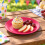 (Fuchsia) Plastic Side Plates Set of 6 Reusable Picnic 2