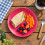 (Fuchsia) Plastic Side Plates Set of 6 Reusable Picnic 3
