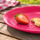 (Fuchsia) Plastic Side Plates Set of 6 Reusable Picnic 5