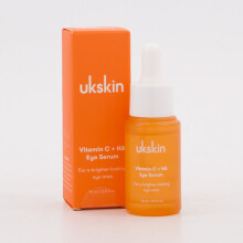UKLash Vitamin C & HA Eye Serum 15ml | Brightening & Hydrating Eye Treatment