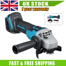 125mm 18V Brushless Angle Grinder Cordless Replace for Makita no Li-ion Battery