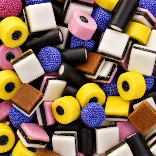 (225g Sweet Pouch) Liquorice Allsorts