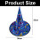 Gold Halloween Witch Hats 4pcs 2