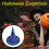 Gold Halloween Witch Hats 4pcs 4