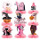 Pink Honey Halloween Decor: Pumpkin Ghost Witch Cat 1
