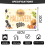 Halloween Napkins Set 4 pcs 30 cm 5
