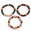 Halloween Bracelets Ghost Pumpkin Charm Elastic Beaded Women 1