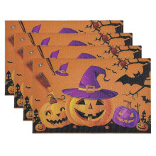Plastic Halloween Placemats Set of 4
