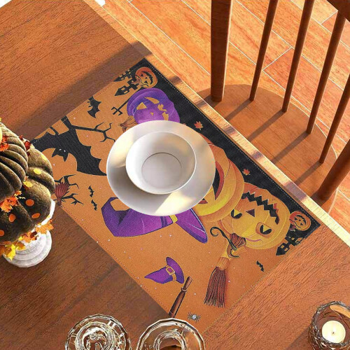 Plastic Halloween Placemats Set of 4 1