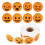 Pumpkin Stickers Round Face 500 pcs Halloween Party 1