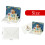 3D Christmas Greeting Cards Pop Up Holiday Set 6PCS with 5