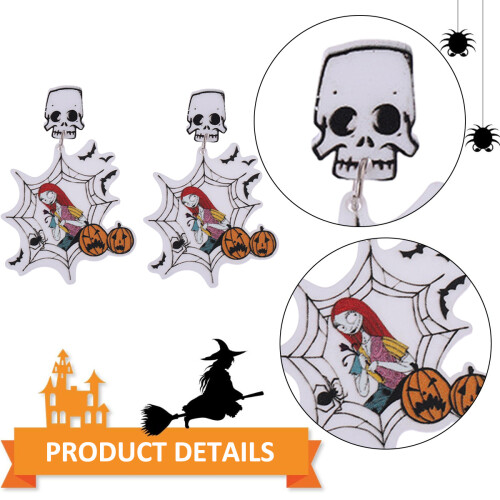 Halloween Earrings for Girls 1 Pair 2