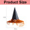 Halloween Witch Hat Headwear Oxford Cloth 2 pcs 2