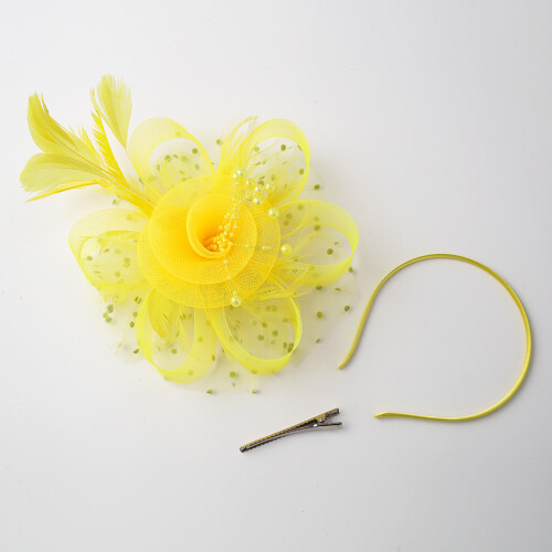 Mesh Bridal Tiara Small Top Hat Hair Accessory