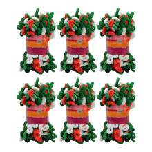 Christmas Clear Cellophane Treat Bags with Twist Ties 50 pcs