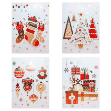 Christmas Music Card Pattern Beautiful 3D Greeting Card
