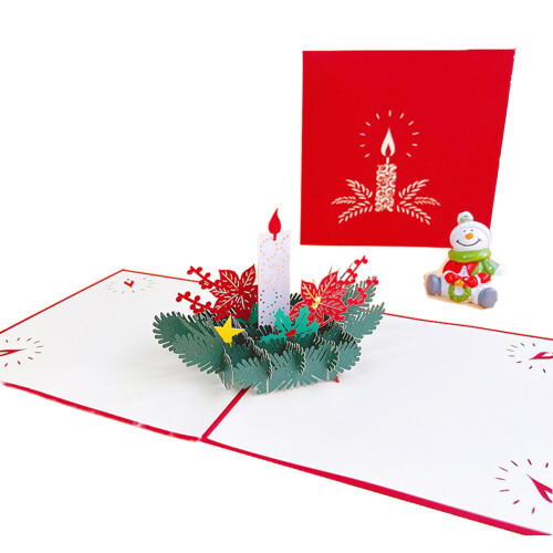 Christmas Greeting Card 3D Tree Design