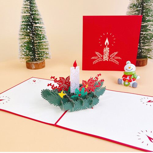Christmas Greeting Card 3D Tree Design 2