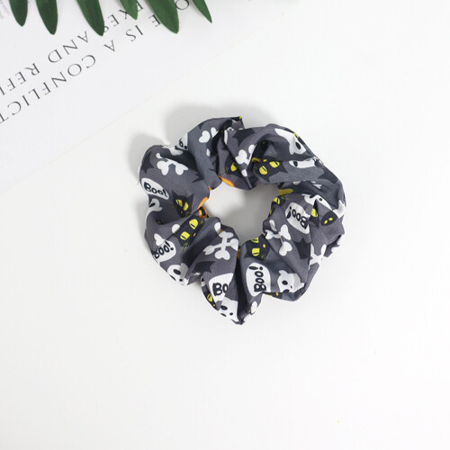 Halloween Hair Ties Ghost Bat Spider Web Pumpkin Skull 5 1