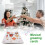 Christmas Music Card Pattern Beautiful 3D Greeting Card 2