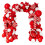 Christmas Balloon Wreath Set with Santa Arch Backdrop 1