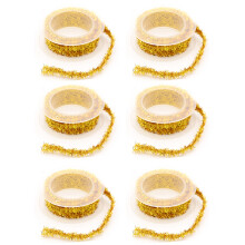 Halloween Tinsel Ribbon Metallic Garland 3 pcs