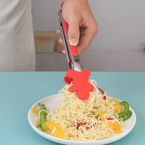 Silicone Mini Tongs Cooking 7 Inch 2