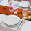 Halloween Table Runner Pumpkin Burlap 72 inch 4