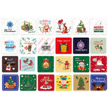 Christmas Card Cartoon Design for New Year Gifts
