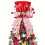 Christmas tea topper mint bow hat 28x27x6 cm 1