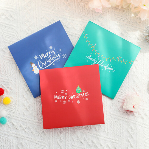 3D Christmas Card with Tree Design for Students 2
