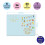 Christmas Card Gold Red Envelope Sticker Set 2