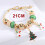 Christmas Spoon and Dessert Fork Set Colorful Gift Box 2