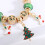 Christmas Spoon and Dessert Fork Set Colorful Gift Box 3