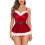 Christmas Lingerie Sling One-Piece Bow Suit 1